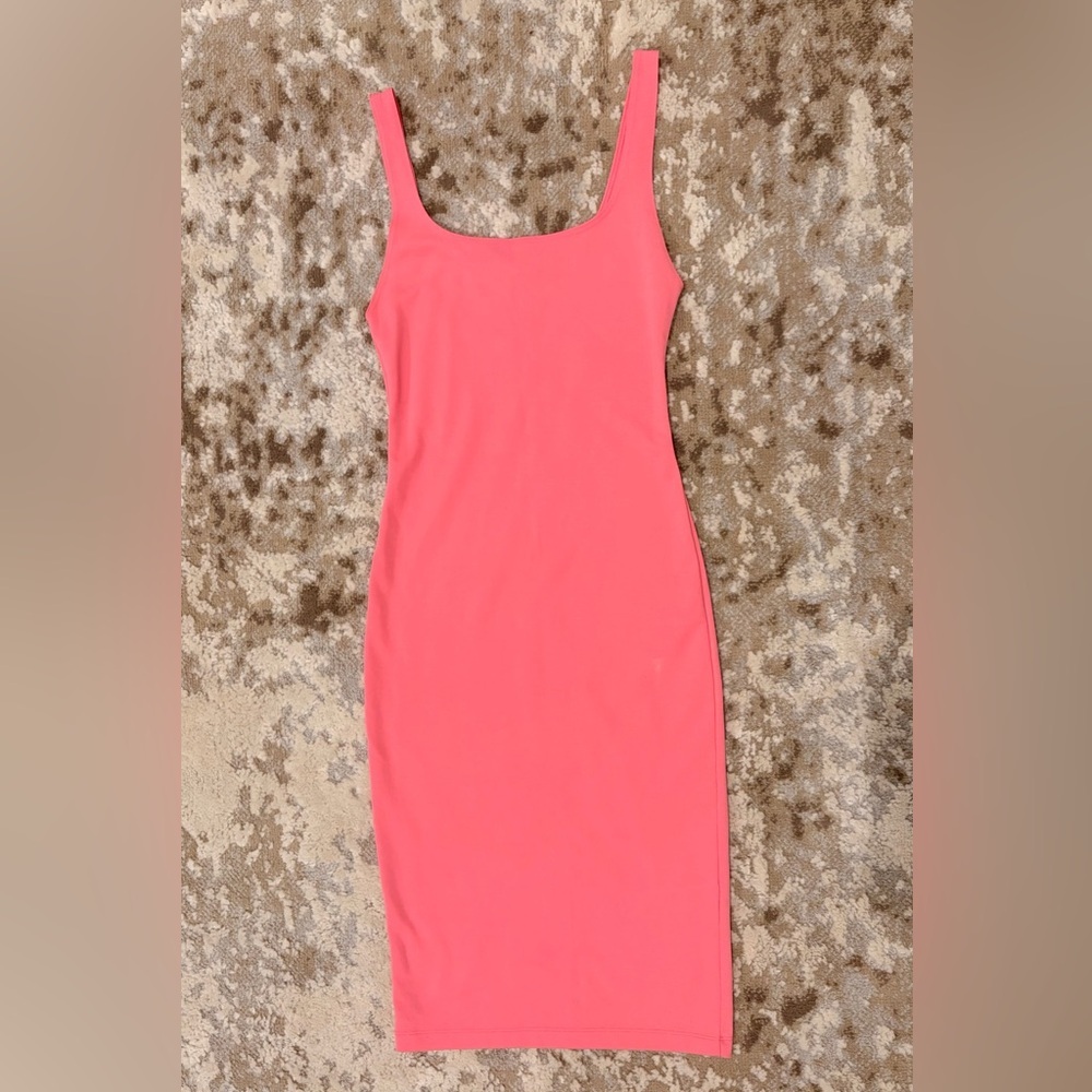 Zara Bubblegum Pink Midi Dress